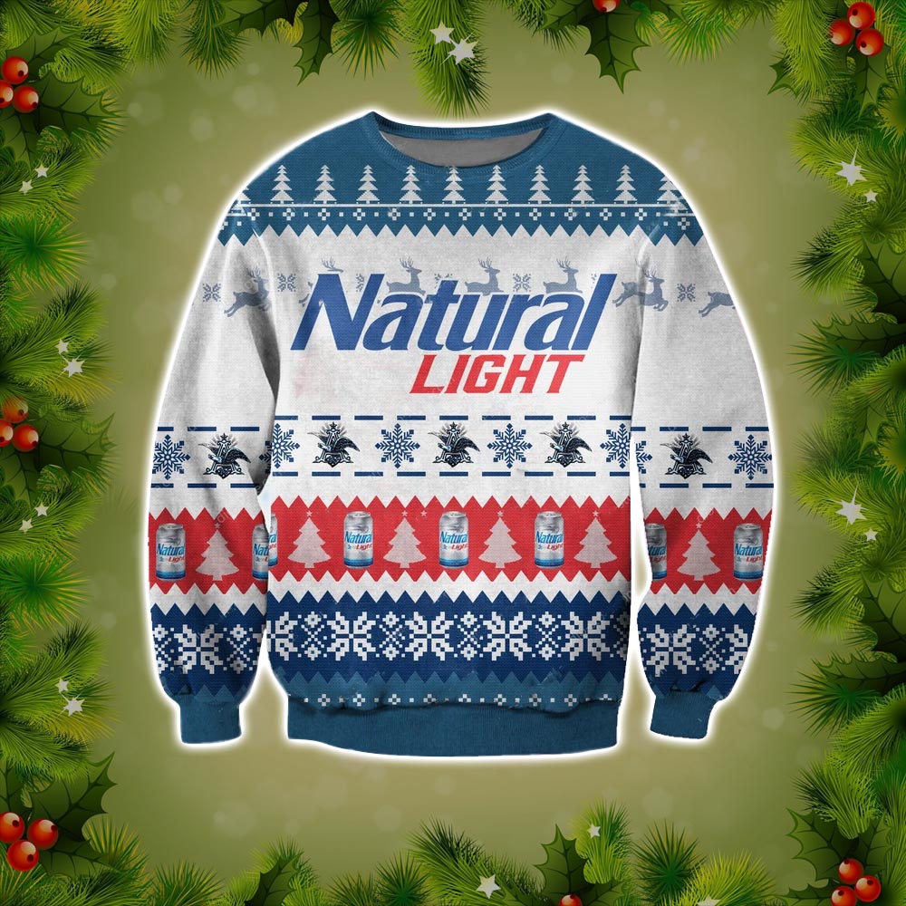 Natural Light Christmas Wool Ugly Sweater Robinplacefabrics